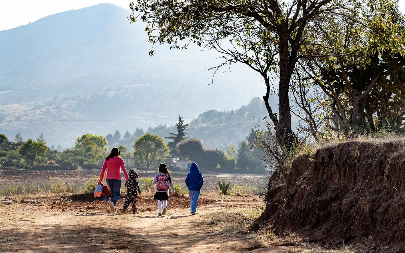 girls walking